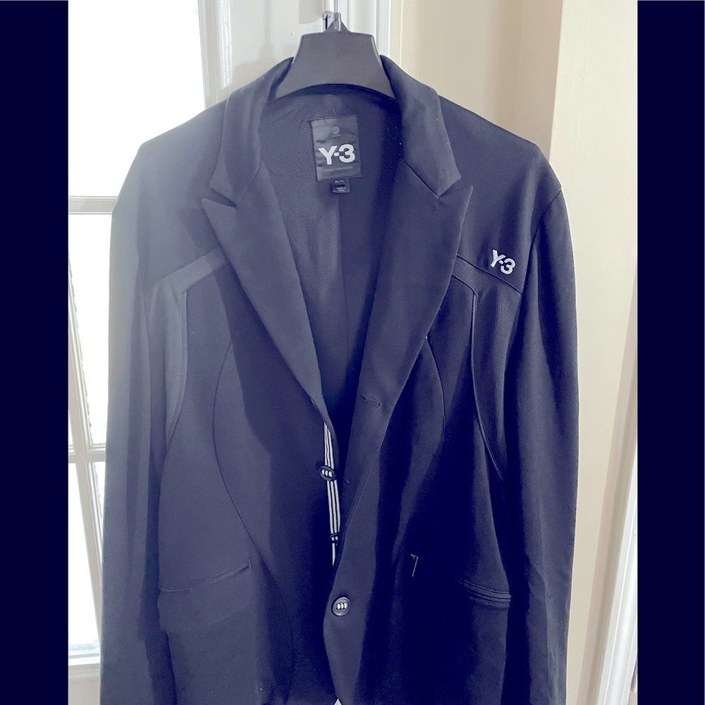 Y-3 black lux blazer XL